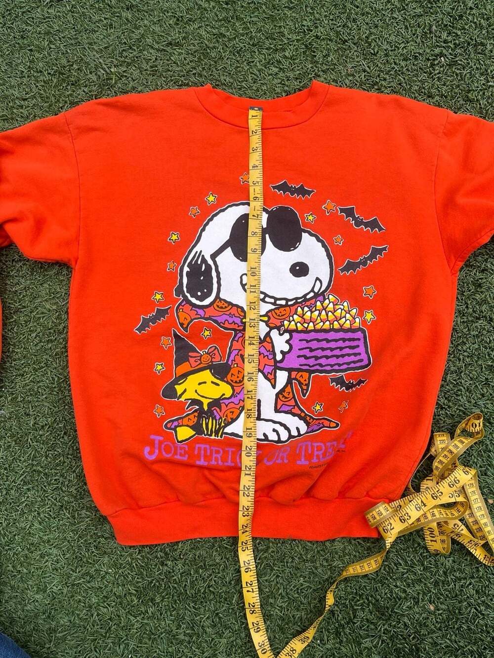 Vintage Peanuts Snoopy Joe Trick or Treat Halloween Crewneck Sweatshirt - Picture 6 of 6